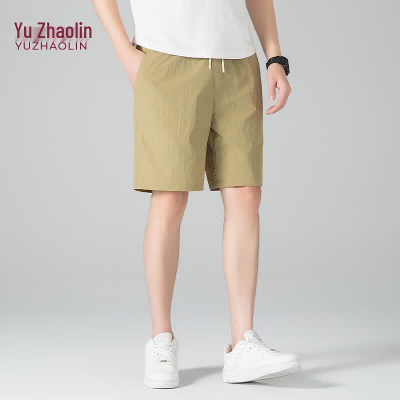 YUZHAOLIN Men s Summer Lightweight Quick-Dry Casual Shorts L