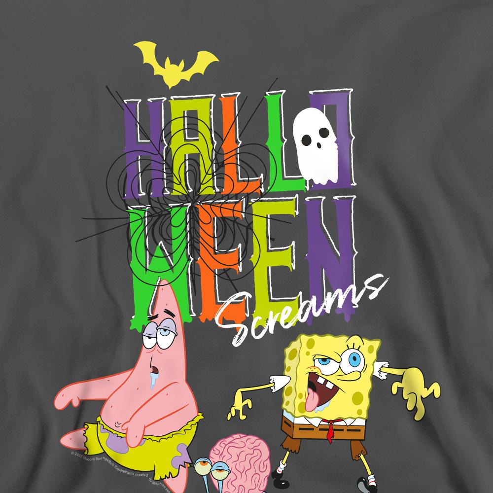Unisexová mikina pro dospělé s motivem SpongeBob SquarePants s motivem Screams a Halloweenu