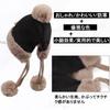 Clape Earmuff Cap with Ski Hat with Perfect for Outdoor and a Great Gift Women's Pom-Pom Earflaps, Thick, Fleece-Lined, Warm, Pom-Pom, Cute, Fluffy,