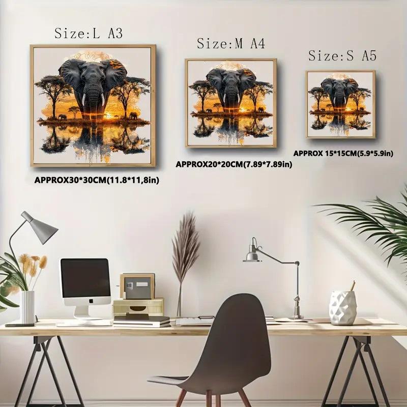 Wood Alien Puzzle Elephant Irregular Animal Puzzle Adult Children Hand-Eye Coordination Development Intelligence