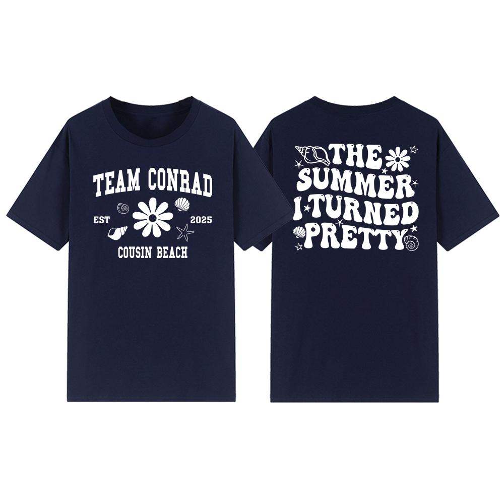 

The Summer I Turned Pretty T-Shirt TSITP Team Conrad Tee Unisex Short Sleeve T-shirts Beach Summer Vibe Shirts Women Clothing XXXL