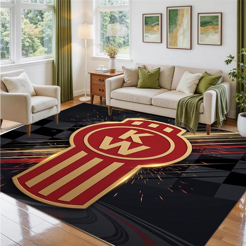 Kenworth Design Crystal Velvet Rug Soft Decorative Mat for Bedroom Entrance