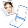 LED Makeup Mirror, Compact Small Folding Makeup Mirror, Portable Travel Makeup Mirror, Exquisite Women's Gift
