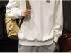 Men's Trendy Loose Half-Zip Stand Collar Sports Hoodie 2025 Spring/Autumn Collection