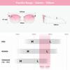 SUNFOLD HALO Foldable Sunglasses UV400 LumiX Nylon Lenses Outdoor Casual Unisex Travel Pink Gradient [EYEGLAD] High-Definition Seawater-Resistant