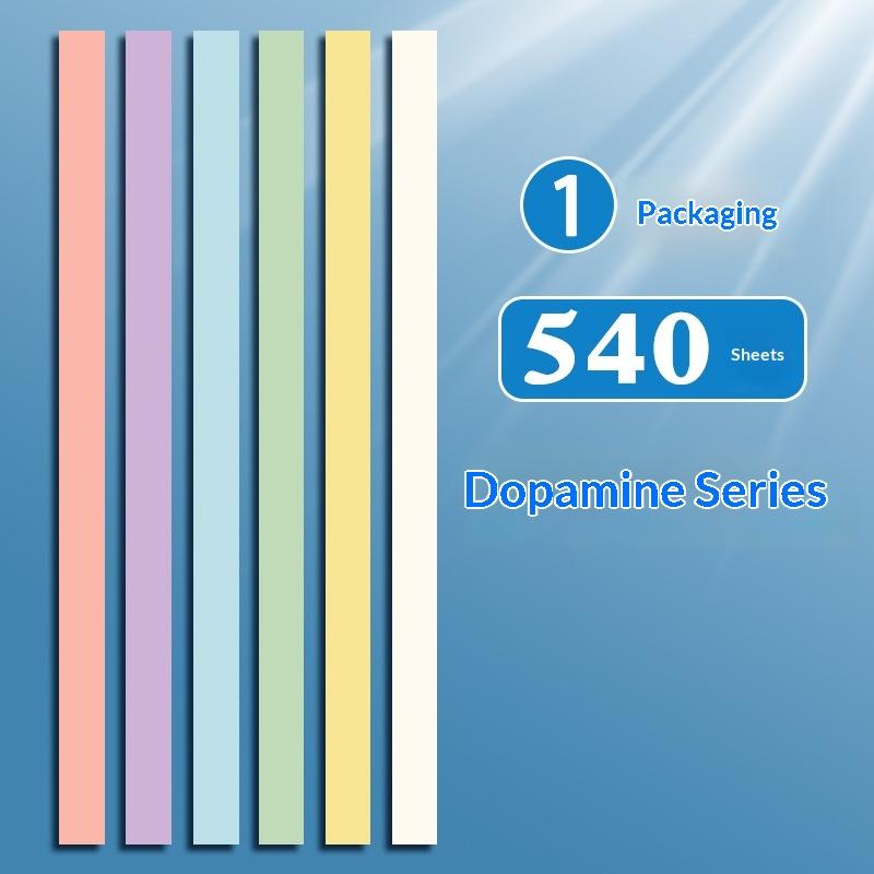 540PCS Gradient Color Star Origami Paper Art Craft Paper DIY Handmade Star Paper Strip Double Side Ucky Stars Folding Paper