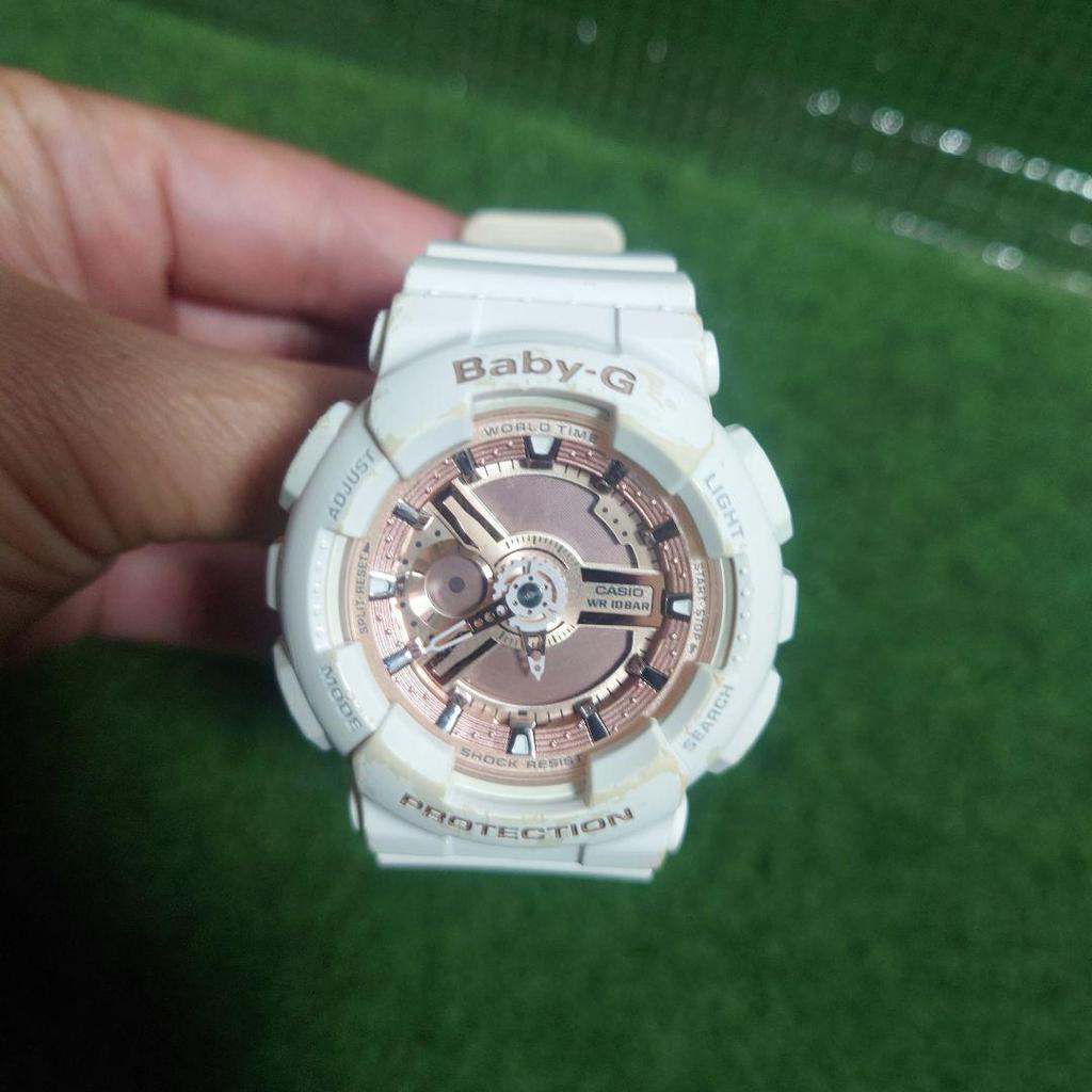 Used Casio Baby-G White & Pink Gold