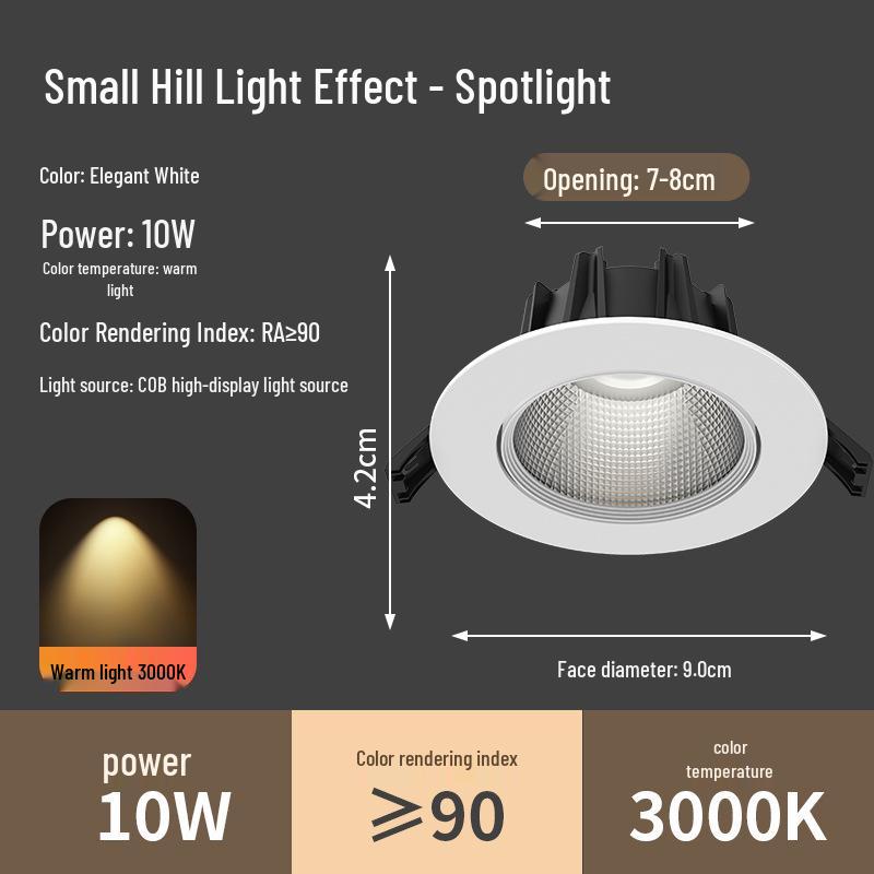 Ultra-Heller Einbaudeckenstrahler für Zuhause, Einkaufszentrum oder Bekleidungsgeschäft