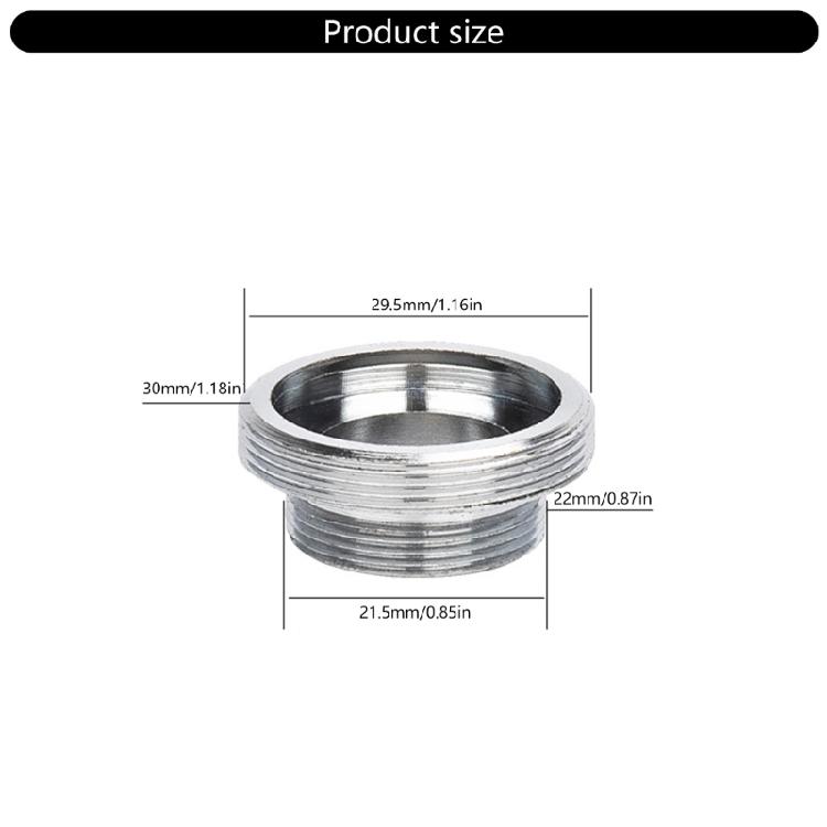20 Pieces Tap Adapter Set Multipurpose Water Tap Connectors Thread Adapter for Kitchen Faucets and Garden Hose Use