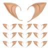 10 Pairs Fairy Pixie Elf Ears Soft Pointed Fairy Ears Party Cosplay Dress Up Costume for Halloween Elven Masquerade Makeup Accessories