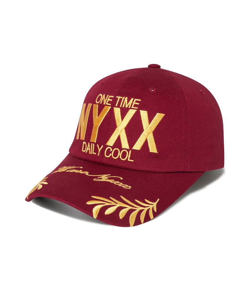NYXX Nyx Slogan Ball Cap Burgundy