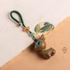 Deer Road Sandalwood Keychain: Cute Deer Pendant Lanyard for Phones - Creative Gift for Men & Women