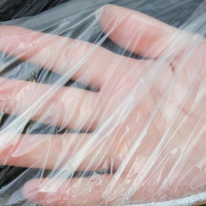 Upgraded Elastic Band Clear Plastic Disposable Universal Car Covers Rain Dust Garage Cover Waterproof Temporary Durable