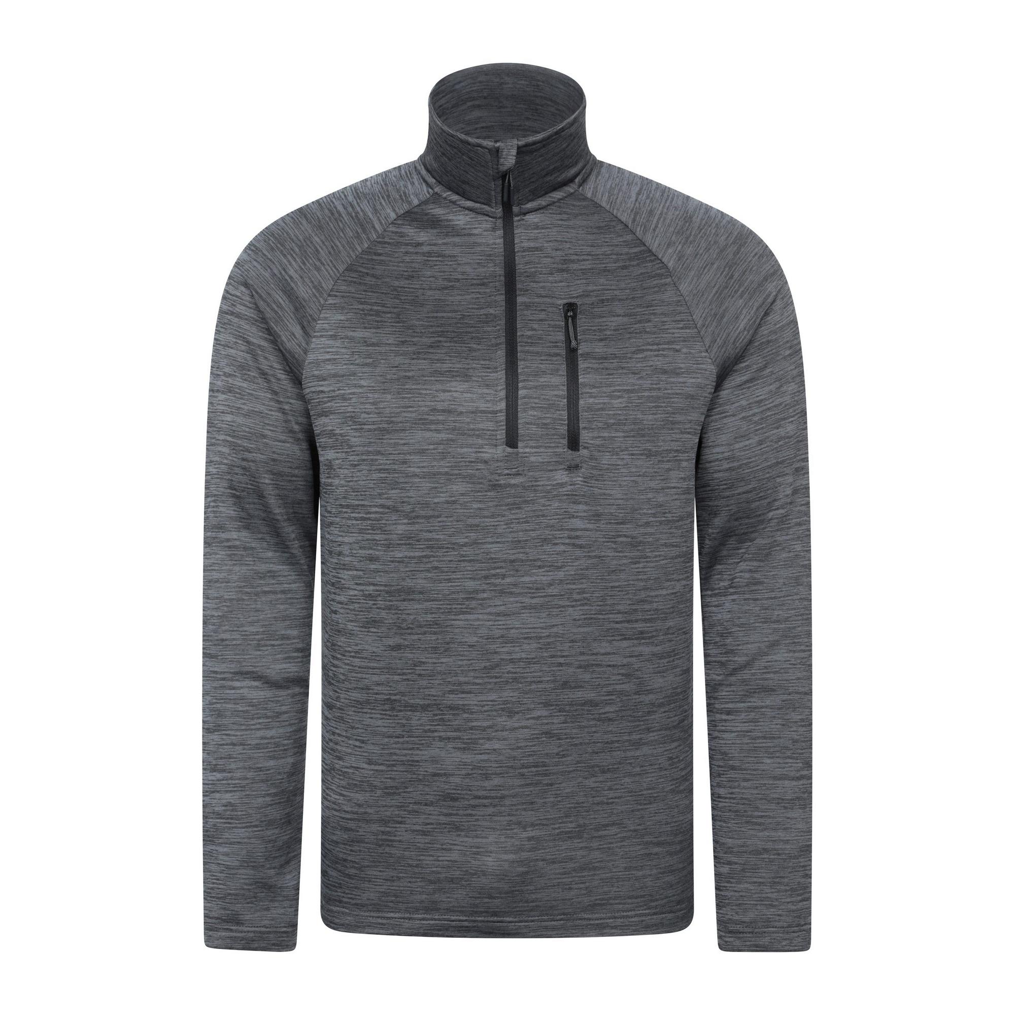 Capa intermedia con media cremallera para hombre de Mountain Warehouse XXL gris