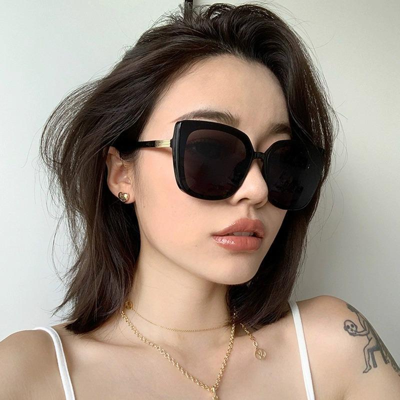 Korean Fashion Shades Sunglasses Square Frame Sunglasses Women Sunglasses Anti UV400