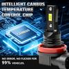 2 Τεμάχια H11 H8 H9 LED Λαμπτήρες Ομίχλης DRL 15000Lm H7 9005 HB3 9006 HB4 Chip CSP LED Φώτα Ομίχλης Φώτα Ημέρας 6500K Λευκό Εξαιρετικά Φωτεινή Λάμπα