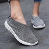 Summer Women Lightweight Slip on Sneakers Casual Plus Size Flats Loafers Soft Beach Walking Sports Shoes