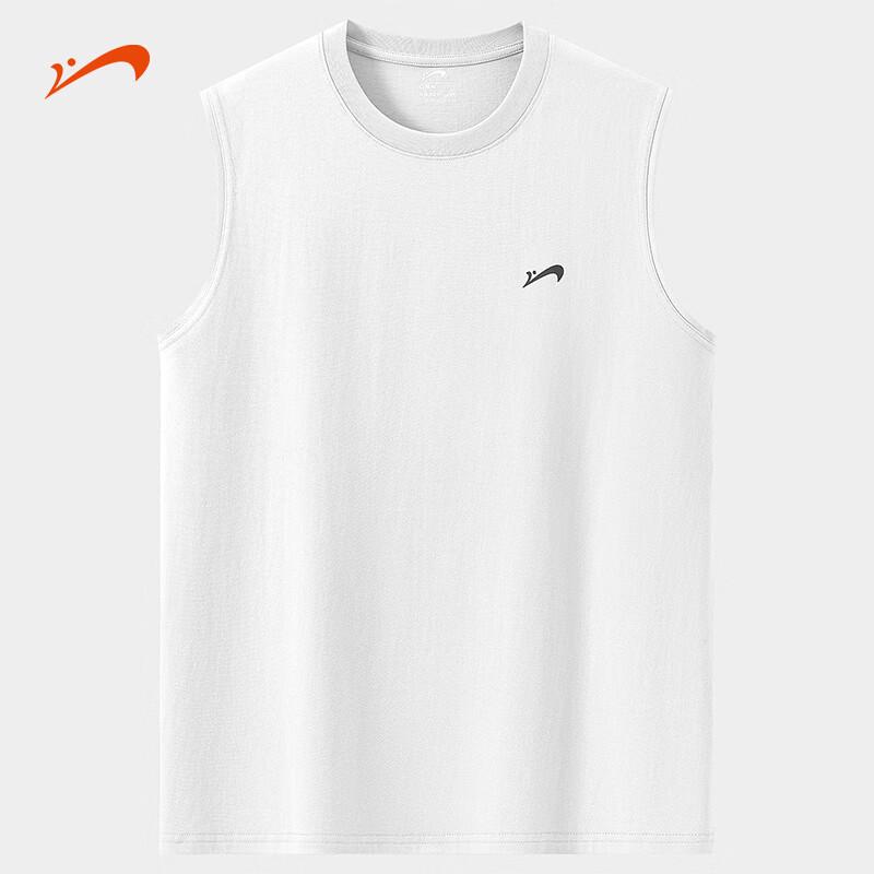 Guiren Niao Men s Sleeveless Cotton Sports Vest XL белый