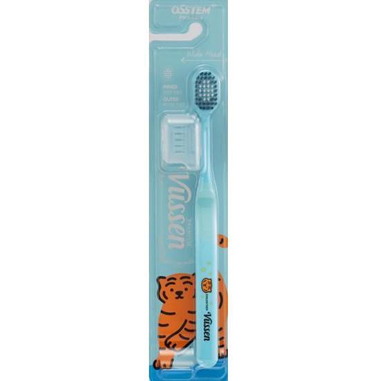 

Viewsen Plain Tiger Double Wide Toothbrush (Light Blue)