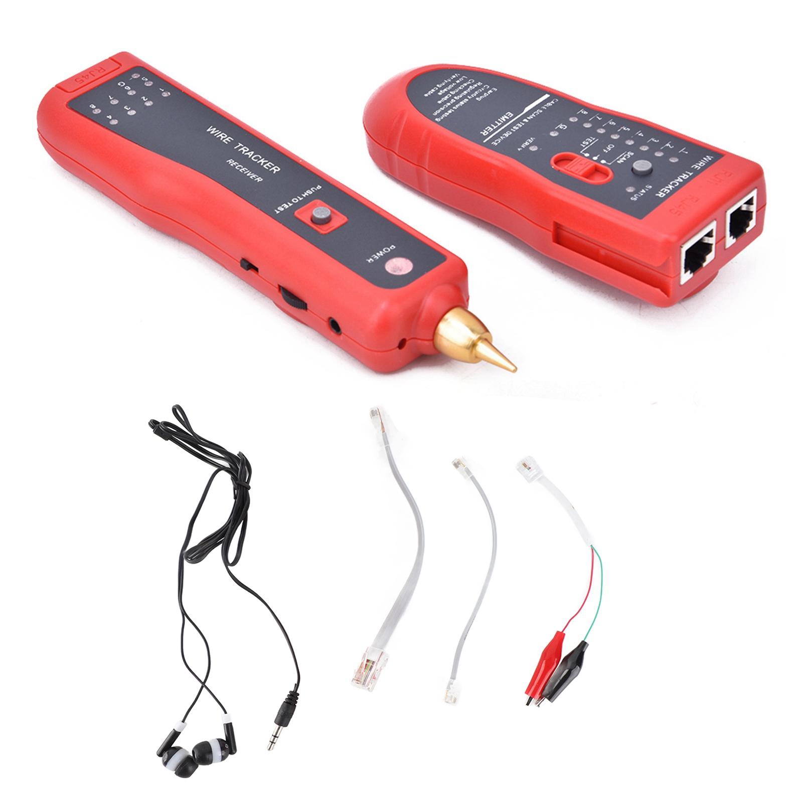 

Многофункциональный кабельный тестер, локатор проводов, искатель линии для сетевого кабеля телефонной линии