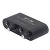 TOPINCN 2CH Sound Amplifier for Musical Instruments Microphone Preamplifier Aluminum Alloy Balanced Circuit Independent Gain Adjustment 0-20dB 1/4