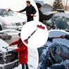 Car Snow Scraper Extendable Heavy Duty Ergonomic Winter Windshield Ice Removal Tool For Vehicle Truck SUV Window Frost Winter