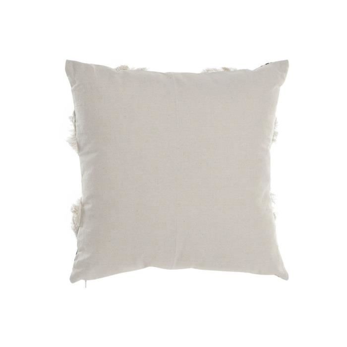 Coussin - DKD Home Decor - Blanc Noir - Polyester - 45 X 10 X 45 Cm - Déhoussable