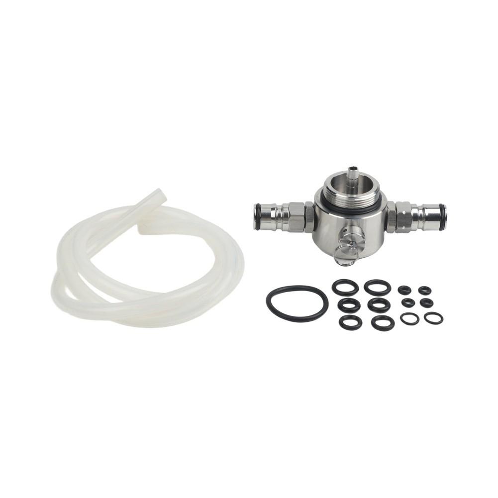 For Home Bar Tapping Slim Dual-Ball Lock Leak-proof Beer Dispenser Homebrew Keg Connector 45PSI Pressure Rating