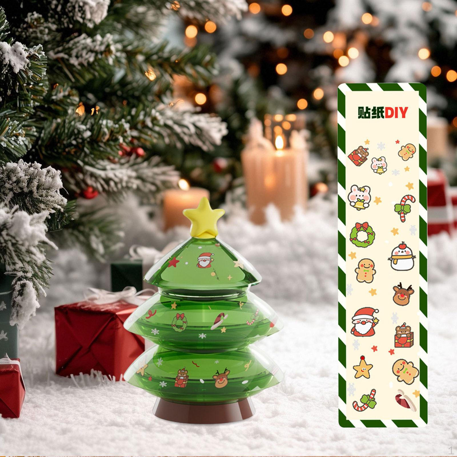 

Рождественская тарелка для сухофруктов, миски, домашняя декоративная, многоярусная, для закусок, поднос для орехов для Transparent Clear