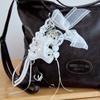 High-grade Star Bear Keychain Bag Charm Love Tassel Keyring Braided Rope Bag Pendant  Decoration