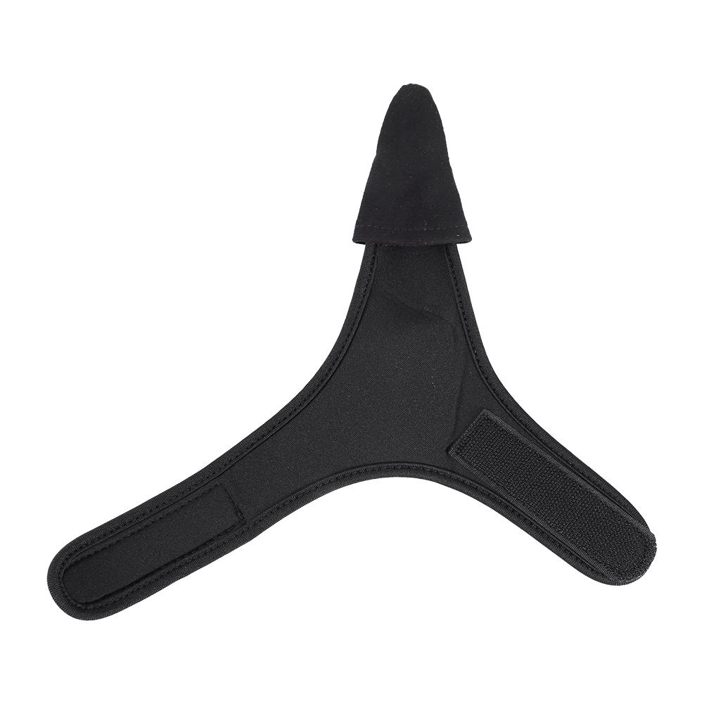 Black Comfortable Single Index Finger Protector Unisex Elastic Band Glove For Outdoor Fishing