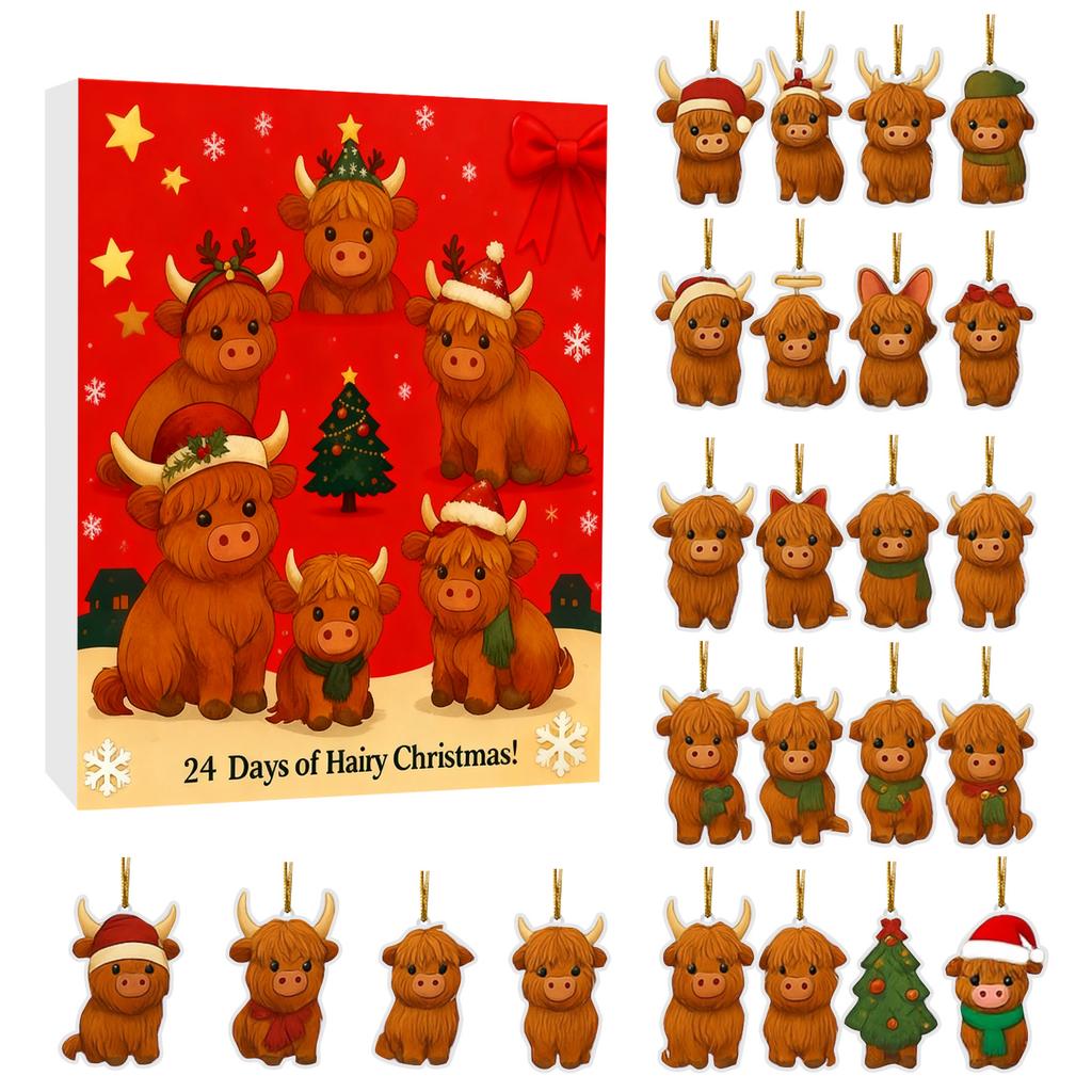 Advent Calendar Contains 24 Gifts, Cute Figures Doll Advent Calendar, Countdown Calendar With Surprise Toys, Collectible Figures Gift For Kids