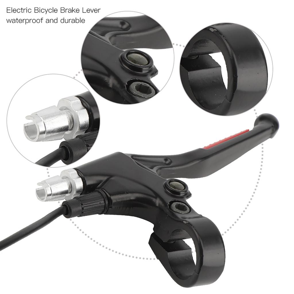 2pcs Aluminum Bicycle Brake Lever Electric Brake Handle for Electric Bicycles Scooters