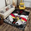 Heroic Warrior with Dragon Suitable As a Non-slip Mat for the Living Room or Bedroom Sofa