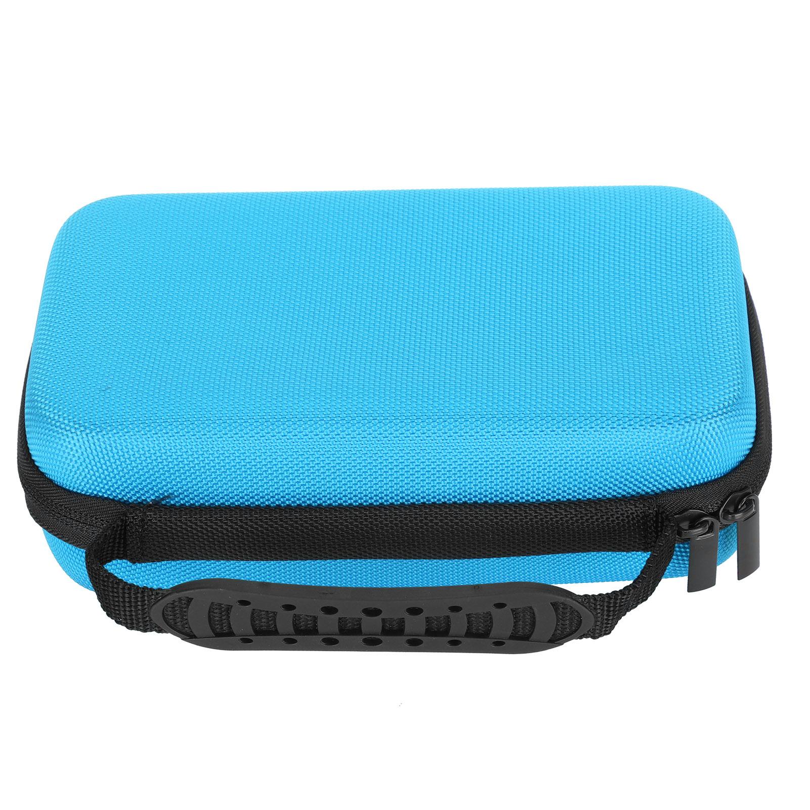 Stationery Bag MultiFunction Portable MultiPurpose LargeCapacity Pens Storage Case Blue