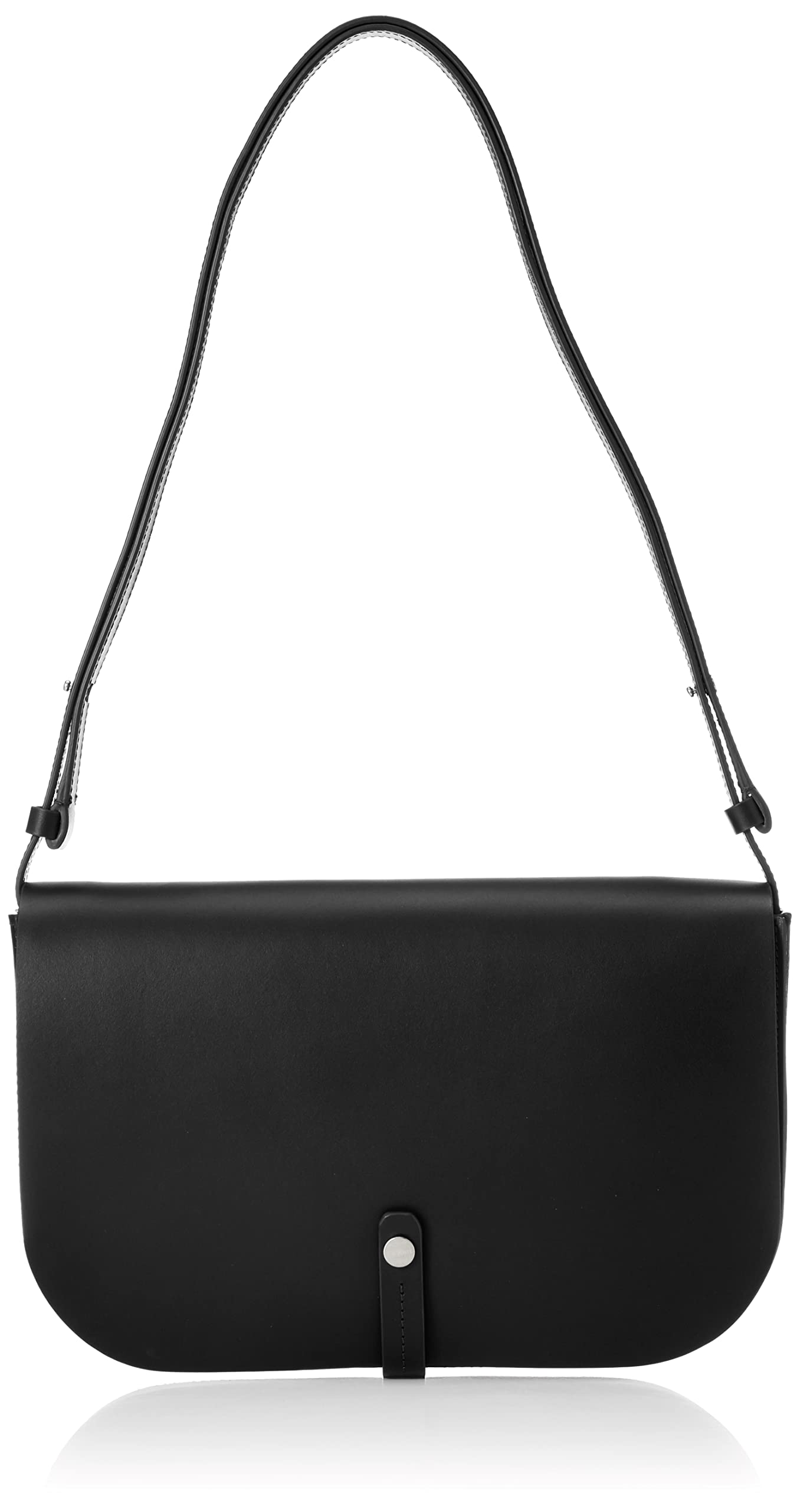 

IL BISONTE Unisex Leather Shoulder BK256 NERO Bag, Women s, [Used]