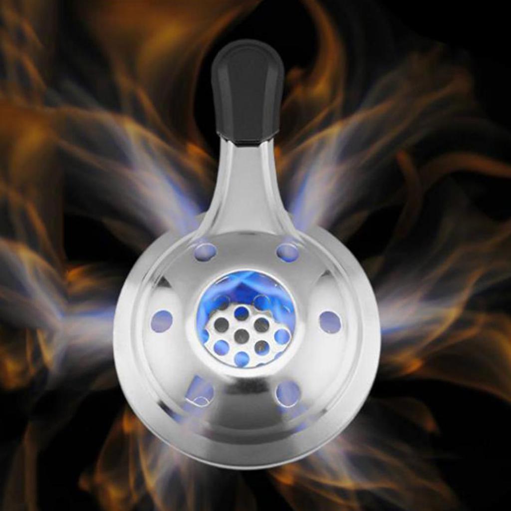 Portable Outdoor Cooking Camping Stainless Steel Stove Pocket Alcohol Stove