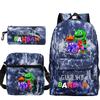 Spotted Garden Primary School Bag Shoulder Bag Pencil Bag Three-piece Set