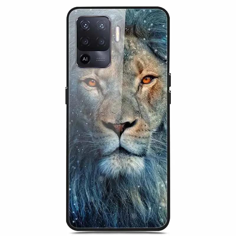 For OPPO Reno 5 Lite Case Luxury Tempered Glass Bumper for OppoA94 4G Phone Cover For OPPO A94 4G/ Reno5 Lite Glass Coque A94 4G