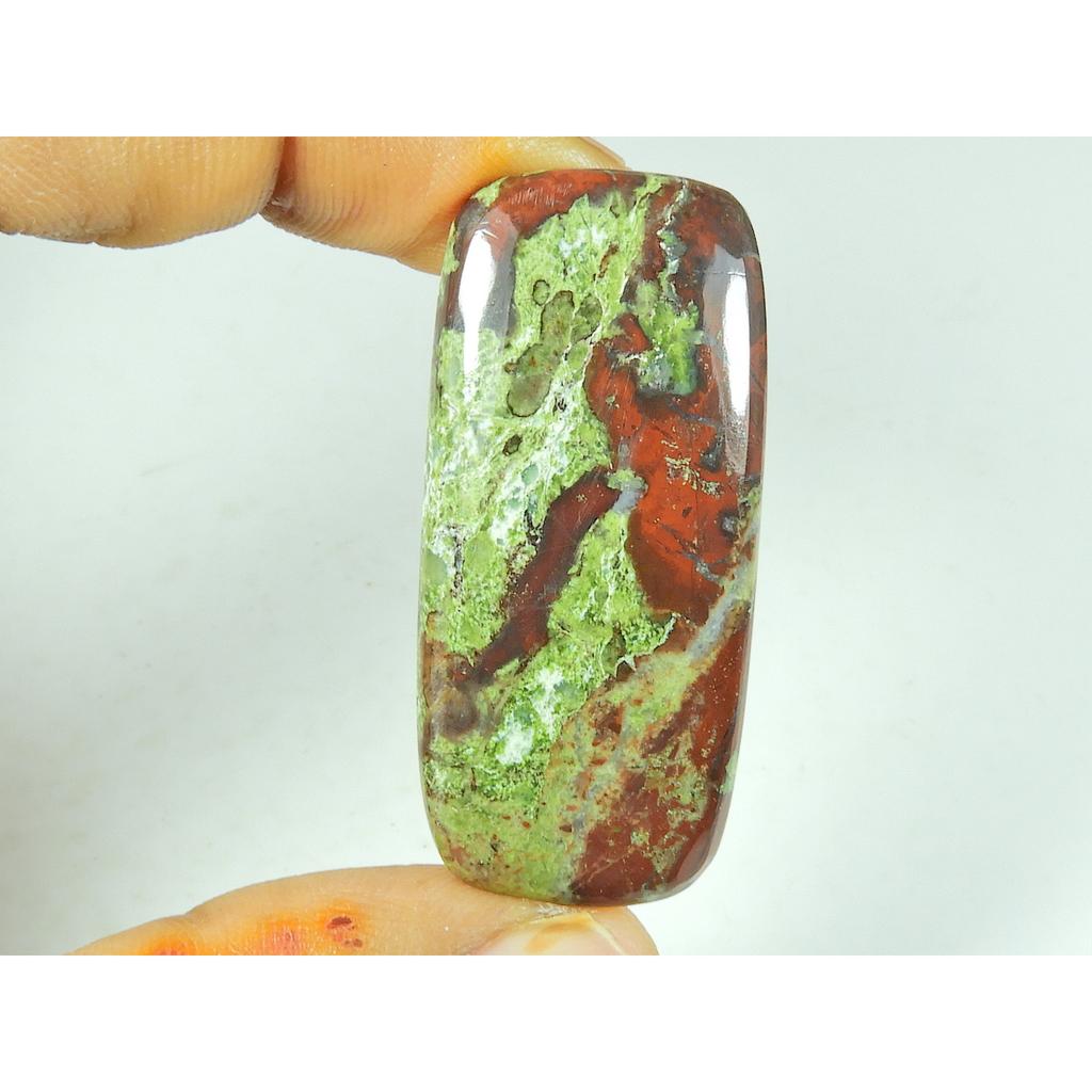 19X43X05 MM Natural Dragon Jasper Octagon Cabochon Loose Gemstone 54Cts. SY-479