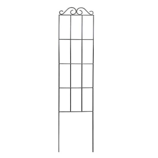 Metall Hageespalier Klatreplanter Ramme Espalier Dekorativ Plantestøtteramme for Klematis Roser Utendørs Innendørs Bruk