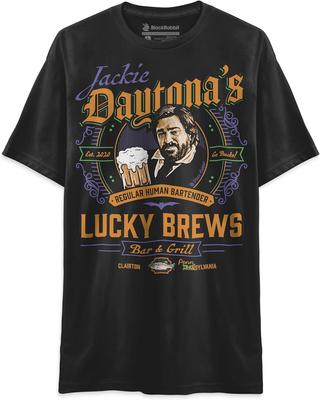 Co děláme ve stínech Jackie Daytona Běžný lidský barman Lucky Brews Bar Tričko Retro Vintage Unisex Klasické tričko