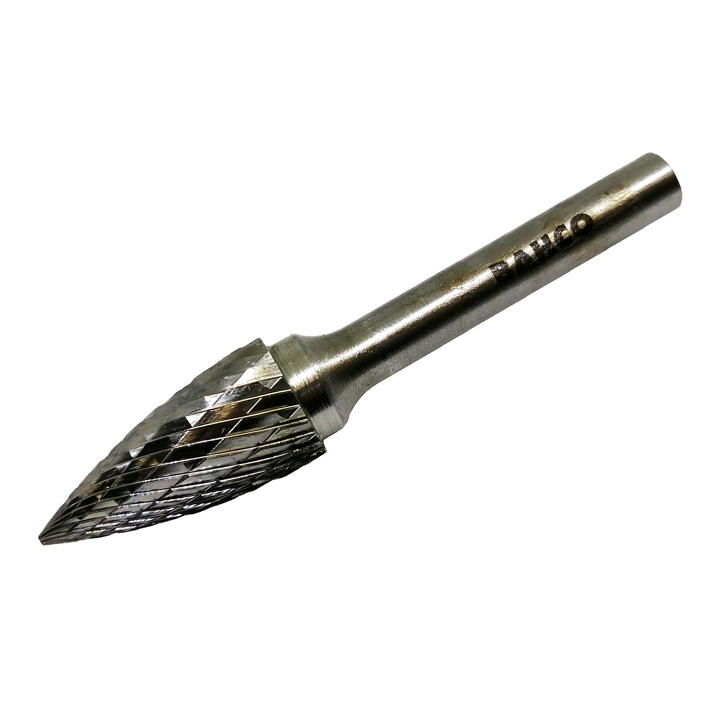 

BAHCO Carbide Bur, Pointed Carbide Rotary Bur, Double Cut, BAHG1225M06X