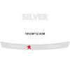 1PCS Carbon Fiber Car Door Sill Threshold Protector Stickers Decals Center Cover For Peugeot 208 3008 308 206 2008 406 5008 207