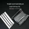 Black U-Shaped Hairpin Clip for Thick Hair - Bun Fixation Hair Accessory