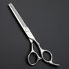 Flower Tail Hairdressing Scissors: Safe, Markless Flat Cut & Thinning Shears 4CR13 for Bang Cutting