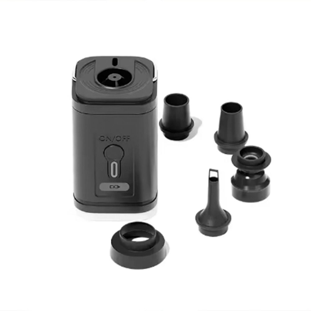 USB Charging Mini Electric Air Pump with LED Light Wireless Air Compressor  Air Mattress