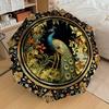 1PC Peacock, Floral Umbrella-8-Rib Reinforced, Automatic Open, Lightweight & Durable, Cute Fashion Accessory for Outdoor-K1275