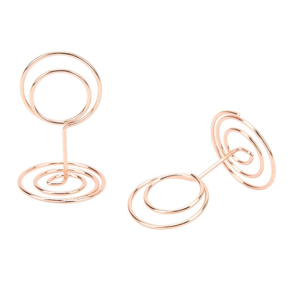 20Pc Gold/Rose Gold Table Number Stands Stable Place Card Holder Picture Holder  Wedding Party