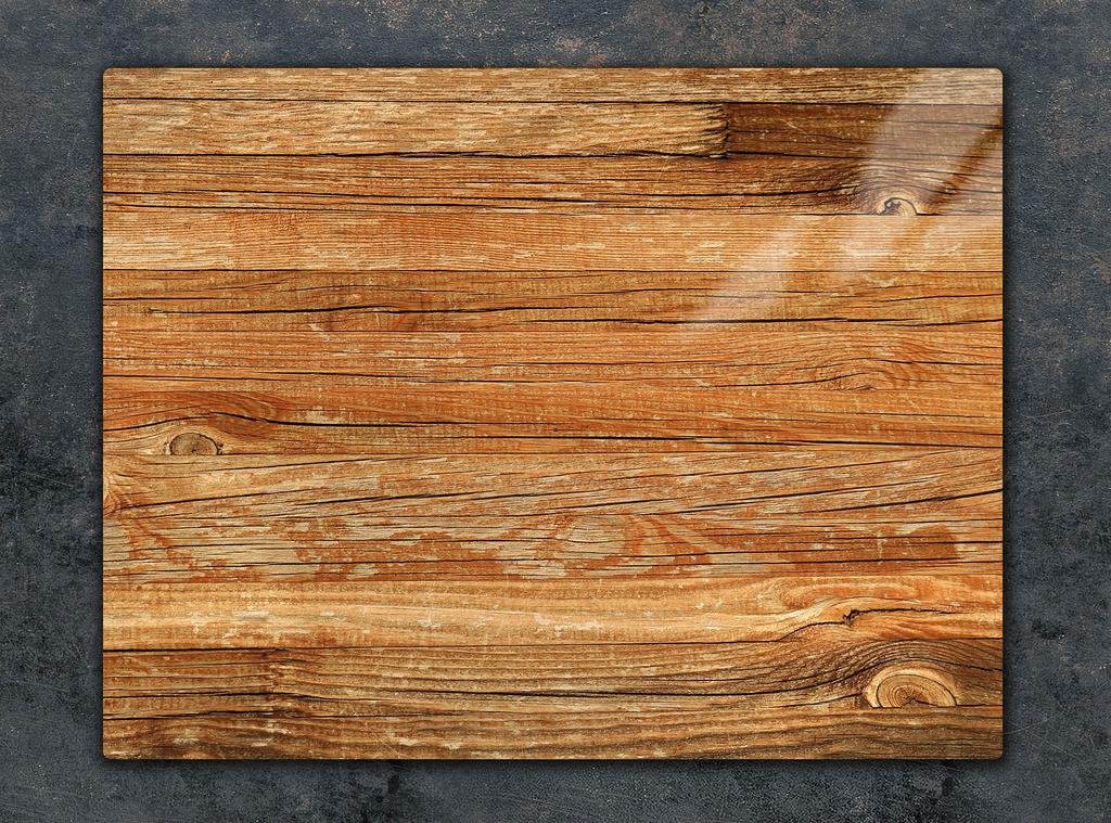 SZKLANA DESKA DO KROJENIA 52x40 DREWNO